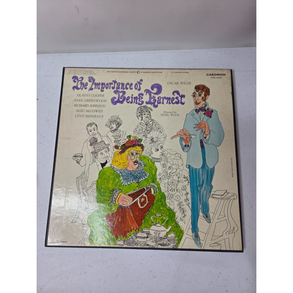 Oscar Wilde The Importance Of Being Earnest 2 Vintage LP Box Set Lynn Redgrave